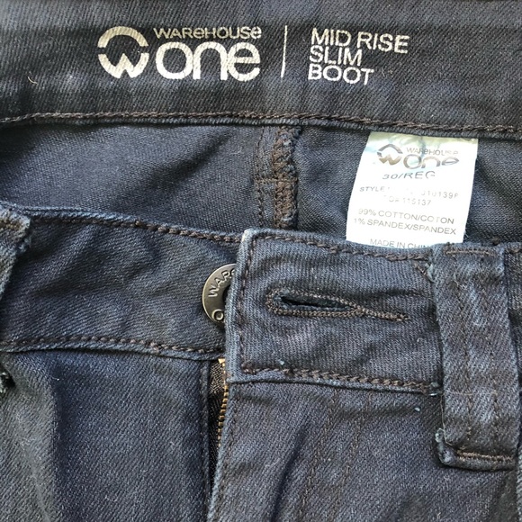 🌼 3/$30 | EUC | Ladies Warehouse One Jeans - Picture 3 of 3
